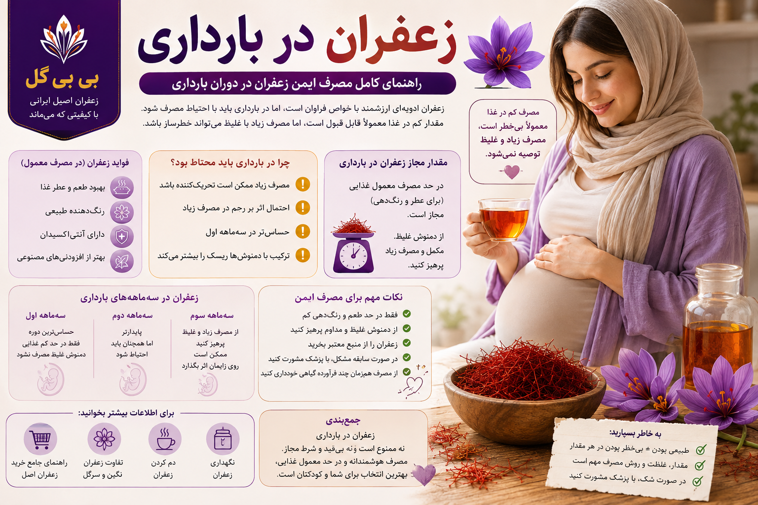 زعفران در بارداری